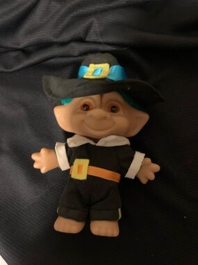 Vintage Troll Doll Thanksgiving Pilgrim